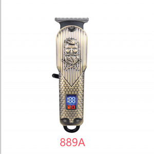 Cortadora de Pelo Eléctrica Inalámbrica 889A, Cuchilla de Acero Inoxidable, Pantalla LCD, Carcasa Metálica, Resistente al Agua IPX4, Batería de Iones de Litio - Product Image 1