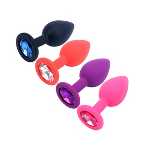 Giocattolo del sesso per gli uomini diretto piccolo Silicone <span class=keywords><strong>plug</strong></span> anale stimolare per le donne gay uomini Silicone <span class=keywords><strong>Plug</strong></span> anale gioiello Butt <span class=keywords><strong>Plug</strong></span> giocattolo del sesso per anale - Product Image 2