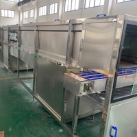 Pasteurisateur tunnel haute capacité pour bouteilles de bière, bocaux en verre et canettes de boissons-Système de stérilisation efficace