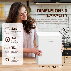 Remplacer le gobelet à compost Compost Scène des déchets alimentaires Compost Machine de recyclage des déchets alimentaires Prix Moulin à compostage Grand fabricant de cuisine - Product Image 6