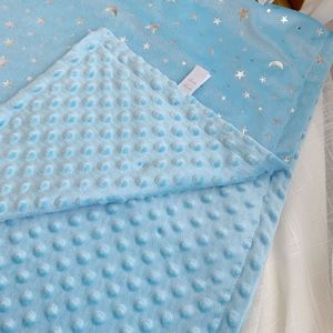 Couverture pour bébé en microfibre Minky Dot en peluche super douce et écologique Couverture personnalisée pour nouveau-né - Product Image 3
