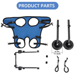 Fauteuil roulant professionnel écologique et réglable pour animaux de compagnie, idéal pour la récupération des pattes arrière, facile à mettre et à enlever, pliable, pour chiens et chats - Vente chaude - Product Image 1