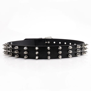 <span class=keywords><strong>Ceinture</strong></span> en cuir cloutée style punk transfrontalier, unisexe, inspirée du hip-hop <span class=keywords><strong>et</strong></span> d'Instagram, polyvalente, pour tenue de travail <span class=keywords><strong>et</strong></span> subculture - Product Image 4