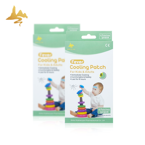 Patchs de gel rafraîchissants jetables populaires japonais – Compresse froide pour le front pour le soulagement de la fièvre chez les bébés et enfants – Compresses chaudes et froides - Product Image 1