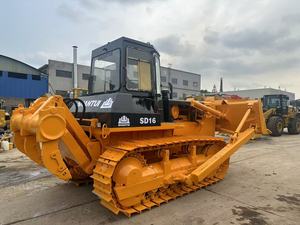 Bulldozer usado Shantui Sd16 Shantui Sd16 160hp Bulldozer sobre orugas de control electrónico con hoja de saneamiento SD16R - Product Image 2