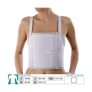 ORIONE Bande de poitrine avec bretelles certifiée CE Dispositif médical de classe I Origine Italie Taille S Réf. 3099 - Product Image 1