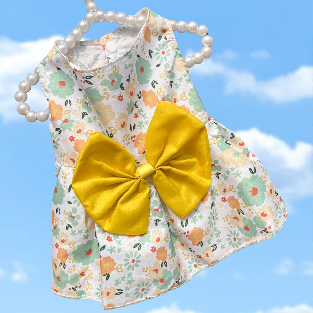 Yellow Floral Dress
