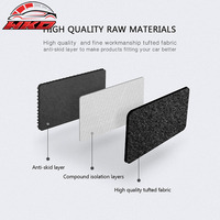 Tapis de sol pour Infiniti G35 03-07, ajustement d'origine, avant et arrière, velours