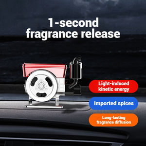 Diffuseur de parfum solaire classique et nostalgique pour tableau de bord de voiture, décoration en forme de tracteur, désodorisant automobile, autonomie 16-30 jours - Product Image 4