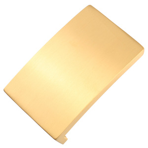 Deepeel Diy accesorios de cinturón de cuero de acero inoxidable para hombre hebilla de placa de cinturón hebilla suave - Product Image 3