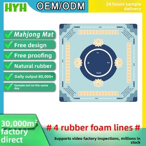 แผ่นรองโต๊ะไพ่เท็กซัสโฮลเอ็ม ดุ๋งเตี้ยน สำหรับโต๊ะไพ่นกกระจอกขายดี ป้องกันการลื่น ทนทานต่อคราบสกปรกและการสึกหรอ พร้อมตะเข็บเย็บอย่างแม่นยำ - Product Image 5