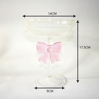 56H ménage créatif rose noeud papillon verre lait jus tasse