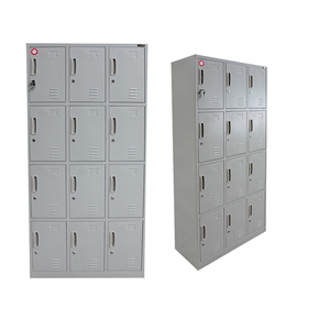 12-Door Key-Lock Metal Locker <strong>Wardrobes</strong> School-Use <strong>Storage</strong> <strong>Unit</strong> for Home Office Furniture 6/12/15/18/24 Doors Customized - Product Image 1