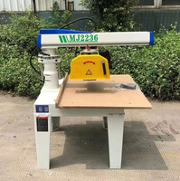 Scie à bras radial multifonctionnelle Machine à couper le bois Scie circulaire réglable Outils de menuiserie industrielle Verticale pour le travail du bois