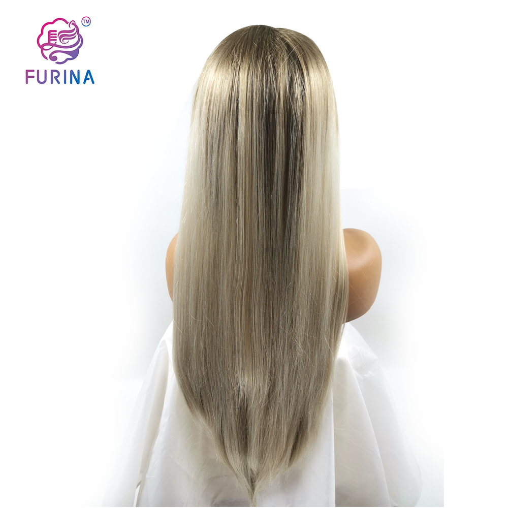 platinum blonde lace front wigs