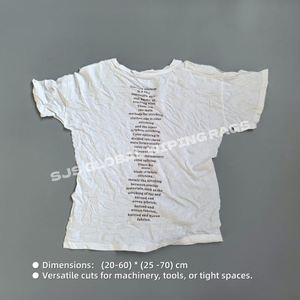 Trapos de Algodón Absorbentes Blancos Estampados de Grado Industrial para Limpieza de Maquinaria - Product Image 3