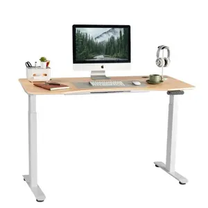 En iyi uzun masaüstü elektrikli motorlu ayakta masa oturmak standı değişken yükseklik ayarlanabilir Stand up masası