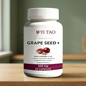 Suplemento antioxidante antienvejecimiento OEM - Cápsulas de extracto de semilla de uva que mejoran la elasticidad de la piel - Product Image 1