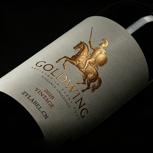 Etiquetas Personalizadas <span class=keywords><strong>para</strong></span> Vino Tinto y Whisky, <span class=keywords><strong>Papel</strong></span> Texturizado <span class=keywords><strong>Autoadhesivo</strong></span> con Logotipo, Estampado en Dorado y Relieve UV - Product Image 4