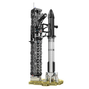 M23001 Cohete Espacial, Bloques de Construcción de Naves Espaciales, Modelo Militar para Armar, Juguete Educativo para Niños - Product Image 1