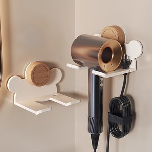 ที่ยึดไดร์เป่าผมแบบสุญญากาศ ติดผนัง มุมห้องน้ำ ที่เก็บของ แข็งแรง ทนทาน ไม่ต้องเจาะผนัง - Product Image 3