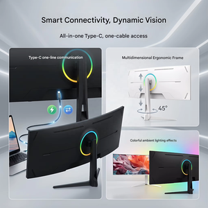 Monitor da Gaming Curvo OEM ODM 49 Pollici 3840*1080 4K 165Hz Super Wide LED <span class=keywords><strong>32</strong></span>:9 Senza Cornice con Altoparlanti per Casa, Ufficio e Business - Product Image 6