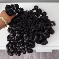 Cheveux indiens naturels bouclés des Caraïbes, 100% cheveux humains, lots de cheveux bruts, vente en gros, fournisseur de cheveux bruts, fabrication en usine