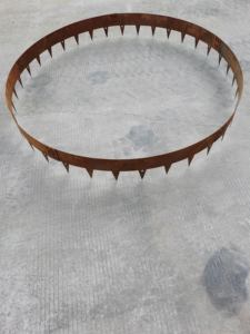 Art Deco Corten Steel Lawn <b>Edging</b> <b>Strips</b> for Garden Landscape Waterproof & Weather Resistant Customizable Outdoor Ornament - Product Image 3