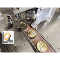 Machine de scellage automatique de boîtes de conserve MTW avec écran tactile PLC