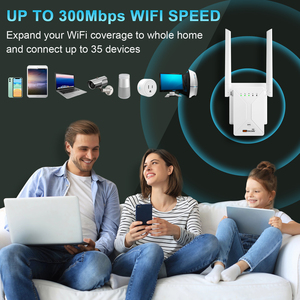 <span class=keywords><strong>Amplificateur</strong></span> <span class=keywords><strong>WiFi</strong></span> Pro, Extenseur de Réseau 300M, Répéteur, <span class=keywords><strong>Amplificateur</strong></span> de Puissance, Routeur, 2 Antennes, Maison, Bureau - Product Image 4