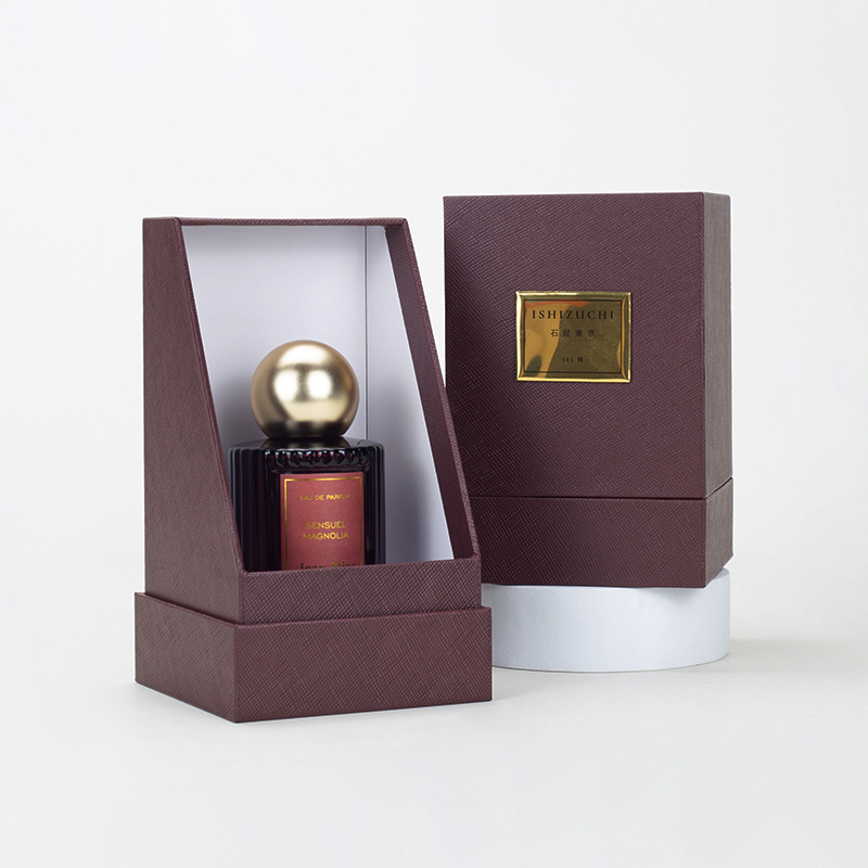 brown perfume box