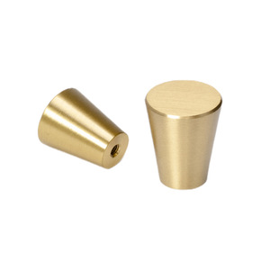 GQK Brass Cylindrical Furniture <b>Knobs</b> & <b>Cabinet</b>/Drawer Handles Minimalist Design Durable Eco-Friendly Adjustable - Product Image 1