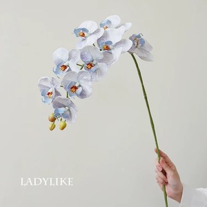 Orchidées artificielles Phalaenopsis en soie, fleurs pour mariage, décoration de la maison, ornement réutilisable - Product Image 3
