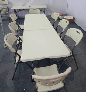<span class=keywords><strong>Mesa</strong></span> <span class=keywords><strong>Plegable</strong></span> de Plástico de 6 Pies, la <span class=keywords><strong>Mejor</strong></span> Opción para 2026, con Tablero y Patas de HDPE Resistentes, para Uso en Exteriores y Hoteles, Silla <span class=keywords><strong>Plegable</strong></span> - Product Image 6