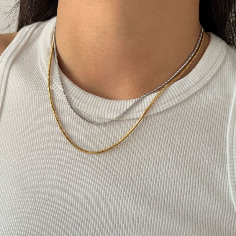 New 18K Gold Plated Stainless Steel