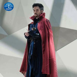 Costume de cosplay de <span class=keywords><strong>sorcière</strong></span> rouge de haute qualité pour adulte, tenue d'Halloween avec cape et accessoires, inspiré de Sister Merrin de Star Night - Product Image 1