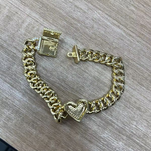 New Custom Trend Simple 14K Gold-plated Elegant Heart <b>Bracelet</b> - Product Image 3