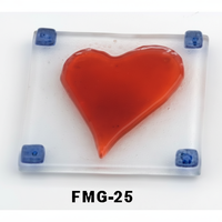 Aimant de réfrigérateur Evil Eyes en verre de 5x5 cm Aimant décoratif unique et élégant