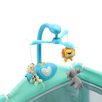 Lit cododo multifonctionnel en métal moderne pour bébé, berceau pliable en maille respirante, parc pour enfants, berceau de qualité hospitalière pour salon