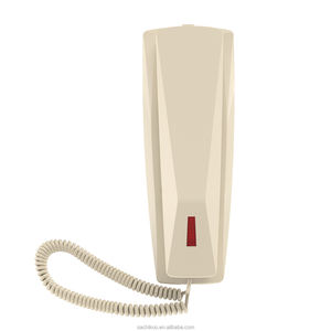 Teléfono de baño de <span class=keywords><strong>hotel</strong></span> de superlujo Teléfono simple con cable montado en la pared ABS con compatibilidad PABX Teléfono fijo - Product Image 4