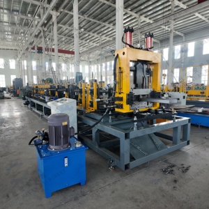 เครื่องจักรผลิตโครงเหล็กอัตโนมัติเต็มรูปแบบ CANGZHOU HAUAN MACHINERY รุ่น CZ Integrated Punching Forming Line ขนาด 116-436 มม. ผลิตภาพสูง - Product Image 4