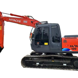 Excavatrice sur chenilles Hitachi Zx120 d'occasion, fabrication japonaise, mini-excavatrices Hitachi d'occasion, excavatrice Hitachi d'occasion avec certification CE - Product Image 1