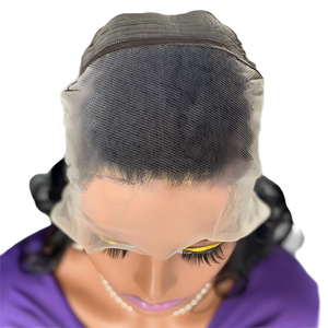 Parrucca <span class=keywords><strong>in</strong></span> Capelli Umani Vergini Ricci Crespi 13x4 con Pizzo Svizzero, Densità 200, Pre-Plucked con Baby Hair, 16 Pollici, 230g, Durata <span class=keywords><strong>Anno</strong></span> e Mezzo - Product Image 5