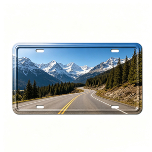 Placa de Matrícula de Aluminio Personalizada al por Mayor, Placa Metálica con Logotipo en Relieve, Impresión Personalizada, Placa de Matrícula para Automóvil, Motocicleta - Product Image 2