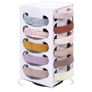 Headband Storage Rack 6 Tier <b>Rotating</b> Hair Accessory Organizer For Jewelry Display - Product Image 2