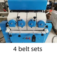 Machine de ponçage de surface de produit de tige ronde de tube creux en métal d'aluminium d'acier inoxydable Type universel noyau de moteur de 380V 50Hz