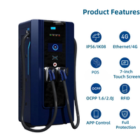 Chargeurs rapides DC pour véhicules électriques YIXINDIAN 40kW 60kW 80kW 120kW 160kW 180kW, système solaire hors réseau, étanches pour camions routiers extérieurs et sécurité routière