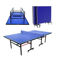 Table de tennis de table ZJFIT Factory Direct avec roues pliables et mobiles pleine grandeur Prix compétitifs