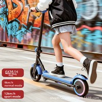 Nouvelle trottinette électrique mini transfrontalière pliable de 6,5 pouces, compacte et portable, avec cadre en fer, pour enfants