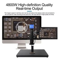 Microscope électronique numérique SUNSHINE MS8E-02 PRO 4800W pour soudure, ensemble de microscope, caméra industrielle USB HD 1080P